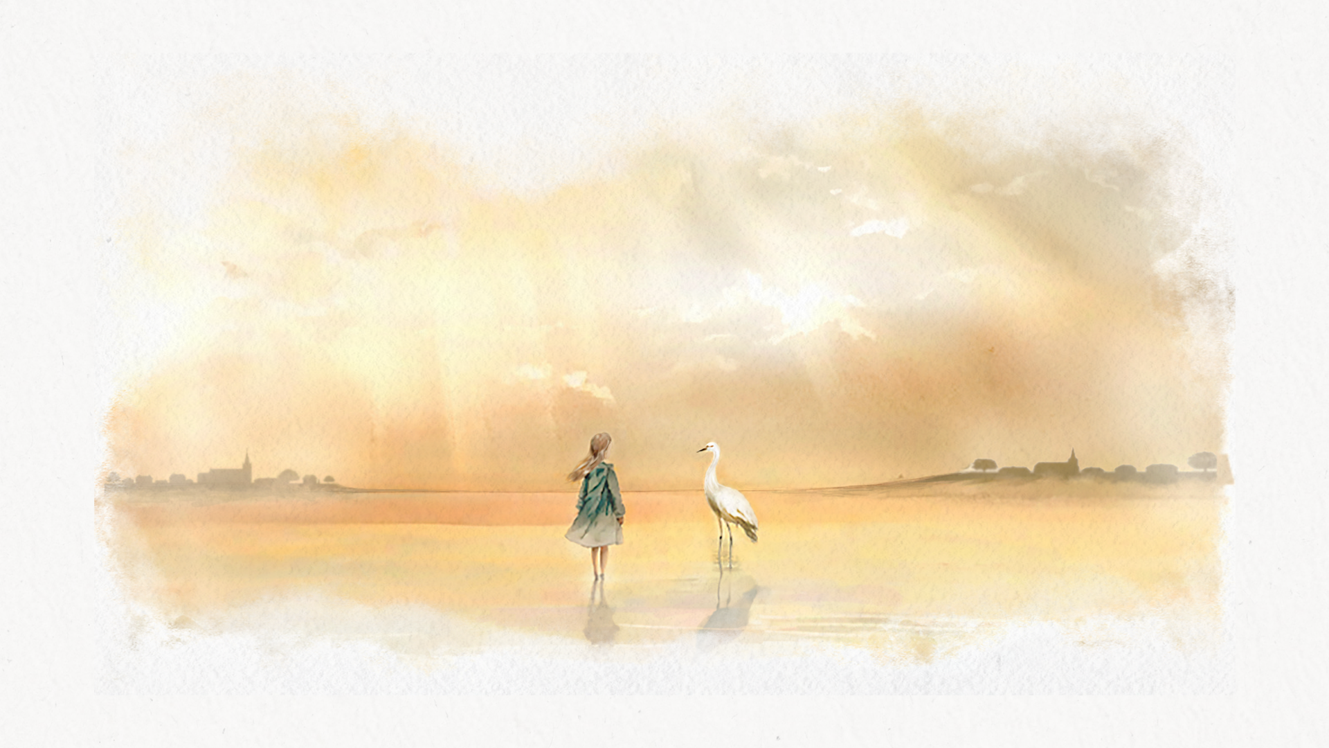 Illustration en chemin champagne