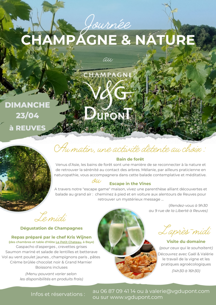 Champagne V&G Dupont - Journée Champagne et Nature