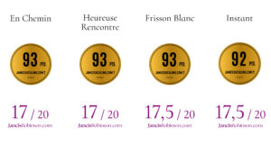 Notes James Suclking et Jancis Robinson